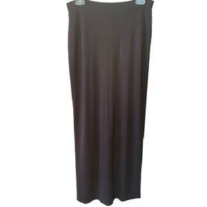 Women’s Long Skirt Size M Casual Corner Chocolate Brown